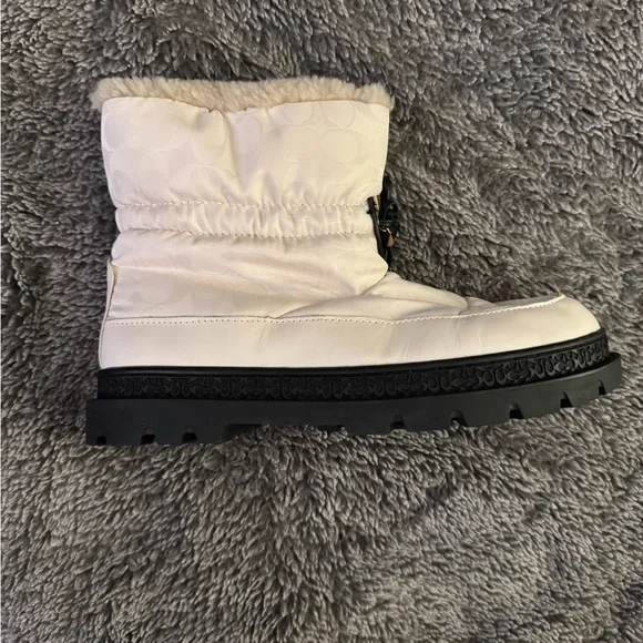 COACH Women’s Kailee Nylon Winter Boots - Picture 14 of 16
